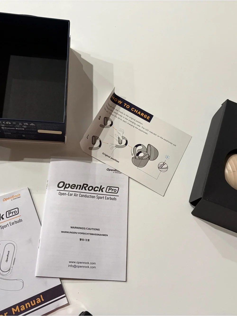 Open-Ear Air Conduction Sport Earbuds — Tan